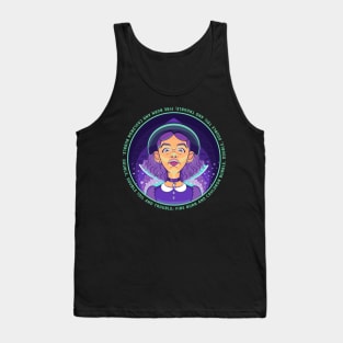 Witch, lit from potion below - 3 Tank Top